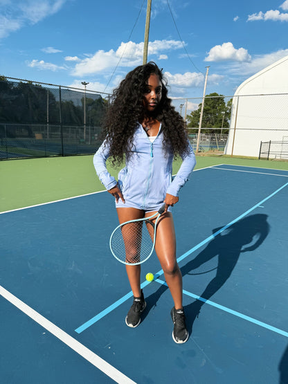 Confidential Cropped Jacket & Shorts